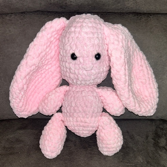 Crochet Floppy Ear Rabbit - Picture 2 of 5